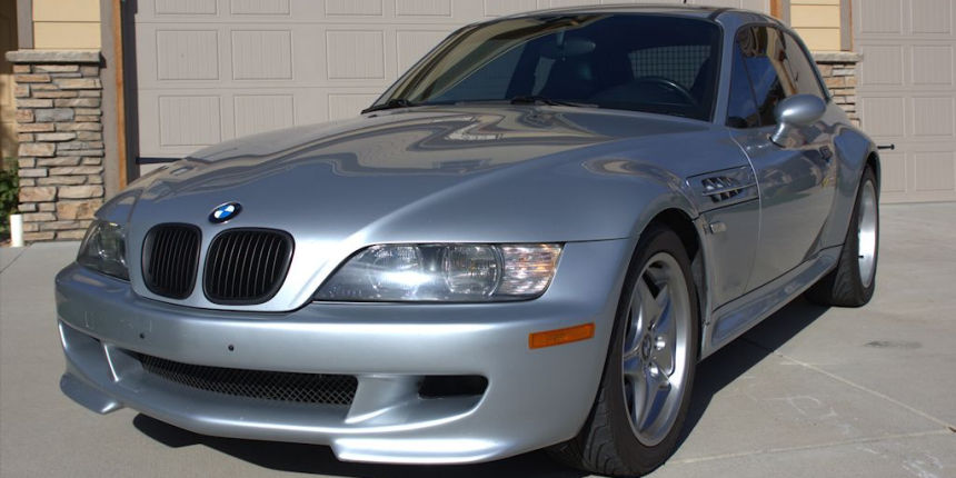 1999 BMW M Coupe in Arctic Silver over Black
