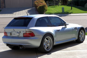 1999 BMW M Coupe in Arctic Silver over Black