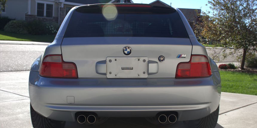 1999 BMW M Coupe in Arctic Silver over Black