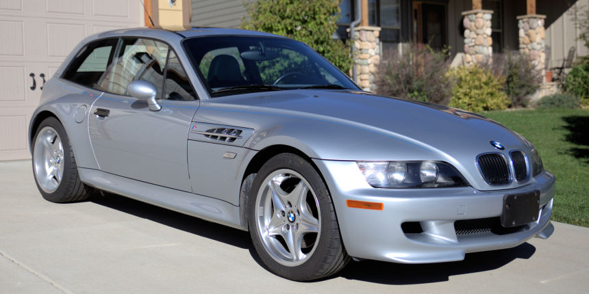1999 BMW M Coupe in Arctic Silver over Dark Gray