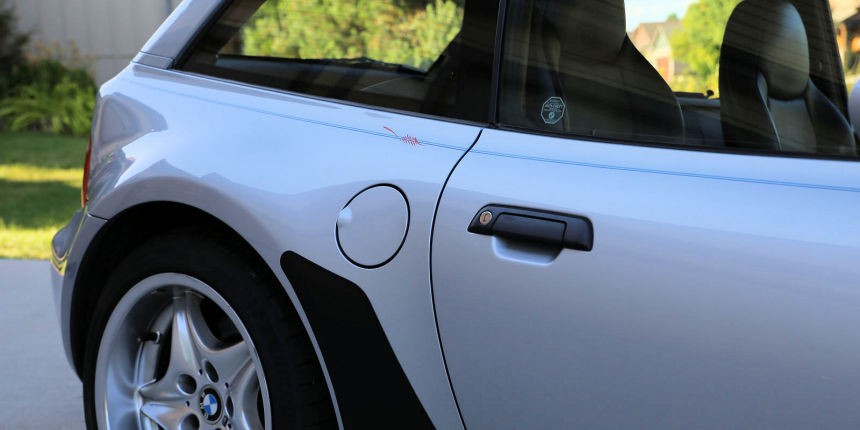 1999 BMW M Coupe in Arctic Silver over Dark Gray