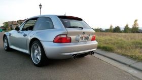 1999 BMW M Coupe Arctic Silver over Estoril Blue