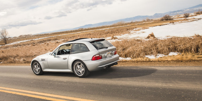 1999 BMW M Coupe in Arctic Silver over Estoril Blue