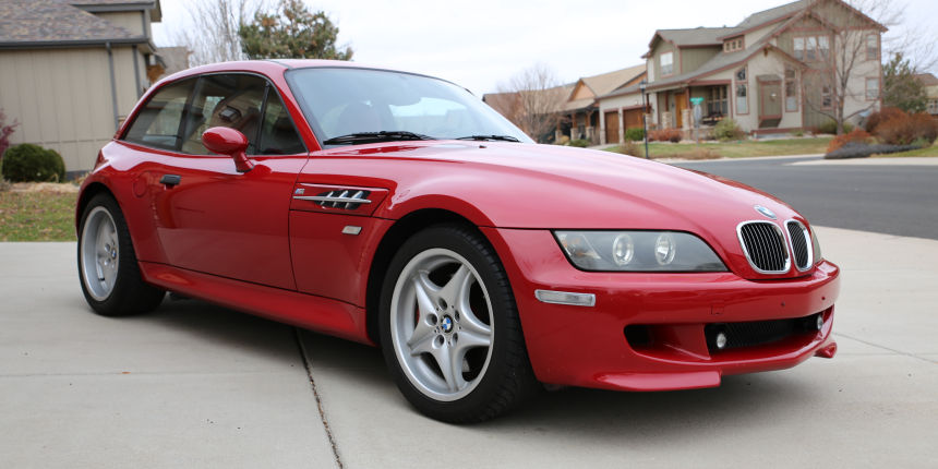 2001 BMW M Coupe in Imola Red over Imola Red