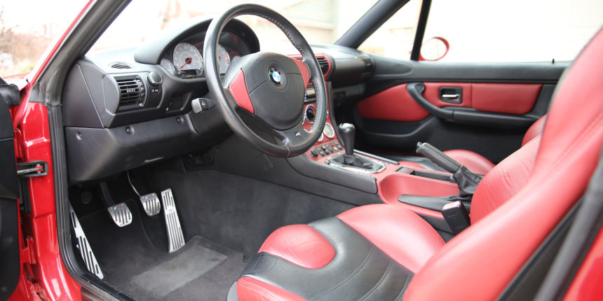 2001 BMW M Coupe in Imola Red over Imola Red