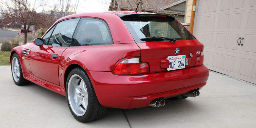 2001 BMW M Coupe in Imola Red over Imola Red