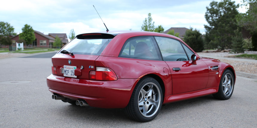 2001 BMW M Coupe in Imola Red over Imola Red