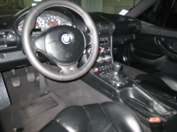 2000 BMW M Coupe in Cosmos Black Metallic over Black Nappa - Interior