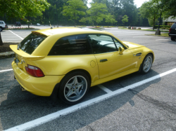 2000 BMW M Coupe in Dakar Yellow 2 over Black Nappa - Side