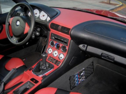 2001 BMW M Coupe in Imola Red 2 over Imola Red & Black Nappa - Interior