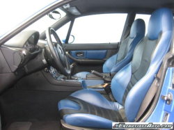 2002 BMW M Coupe in Estoril Blue Metallic over Estoril Blue & Black Nappa - Interior