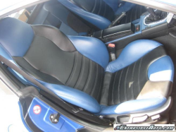 2002 BMW M Coupe in Estoril Blue Metallic over Estoril Blue & Black Nappa - Passenger Seat