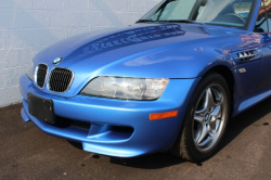 2002 BMW M Coupe in Estoril Blue Metallic over Estoril Blue & Black Nappa - Front Detail
