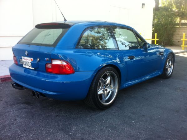 2002 BMW M Coupe in Laguna Seca Blue over Dark Gray & Black Nappa