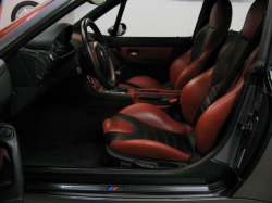 2002 BMW M Coupe in Steel Gray Metallic over Imola Red & Black Nappa - Interior