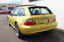 2001 BMW M Coupe in Phoenix Yellow Metallic over Black Nappa - Back
