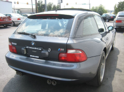 2002 BMW M Coupe in Steel Gray Metallic over Dark Gray & Black Nappa - Back