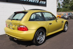 2001 BMW M Coupe in Phoenix Yellow Metallic over Black Nappa - Rear 3/4