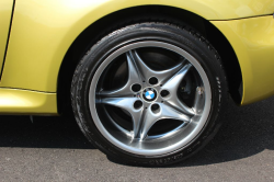 2001 BMW M Coupe in Phoenix Yellow Metallic over Black Nappa - Rear Driver Wheel