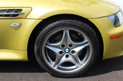 2001 BMW M Coupe in Phoenix Yellow Metallic over Black Nappa - Front Passenger Wheel