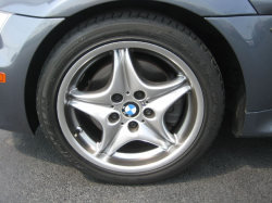 2002 BMW M Coupe in Steel Gray Metallic over Dark Gray & Black Nappa - Front Driver Wheel