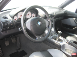 2002 BMW M Coupe in Steel Gray Metallic over Dark Gray & Black Nappa - Interior