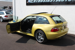 2001 BMW M Coupe in Phoenix Yellow Metallic over Black Nappa - Driver Door