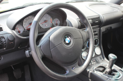 2001 BMW M Coupe in Phoenix Yellow Metallic over Black Nappa - Steering Wheel
