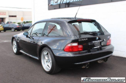 1999 BMW M Coupe in Cosmos Black Metallic over Kyalami Orange & Black Nappa - Rear 3/4