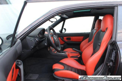 1999 BMW M Coupe in Cosmos Black Metallic over Kyalami Orange & Black Nappa - Interior