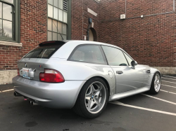 1999 BMW M Coupe in Arctic Silver Metallic over Imola Red & Black Nappa