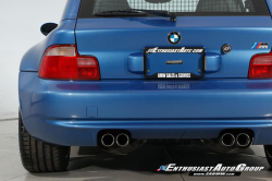2002 BMW M Coupe in Estoril Blue Metallic over Dark Gray & Black Nappa